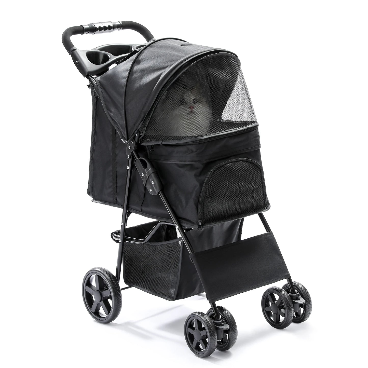 Black Pet Stroller