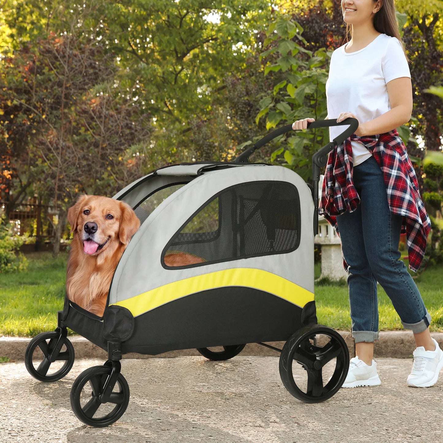 Large Jogging Pet Stroller