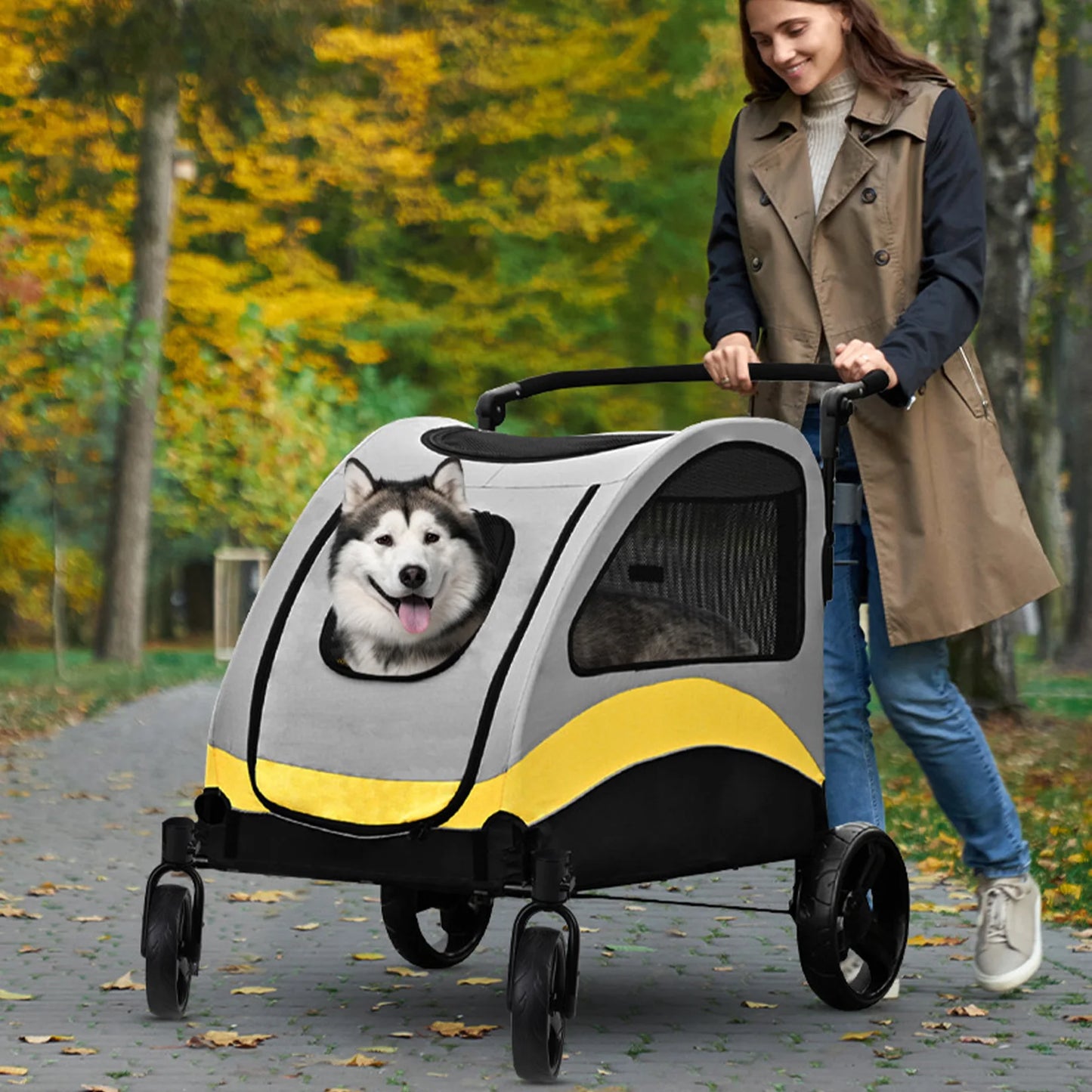 Large Jogging Pet Stroller